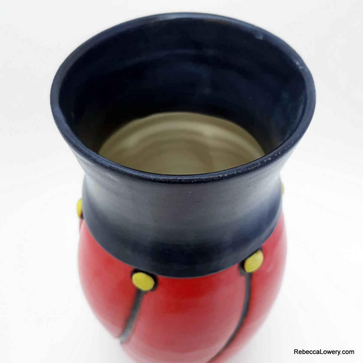 Red Twist Vase picture