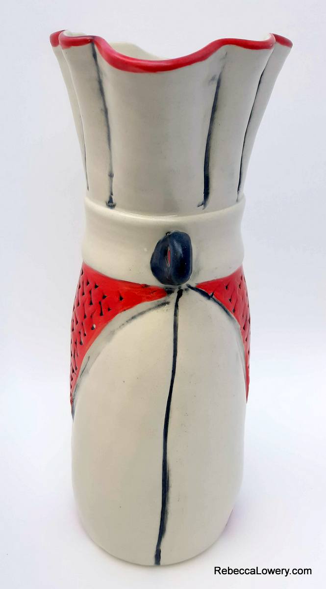 Vanilla Clam Shell Vase picture