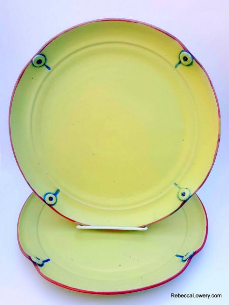 10 Inch Yellow Dinner Plates picture