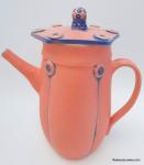 Flamingo/Coral Teapot