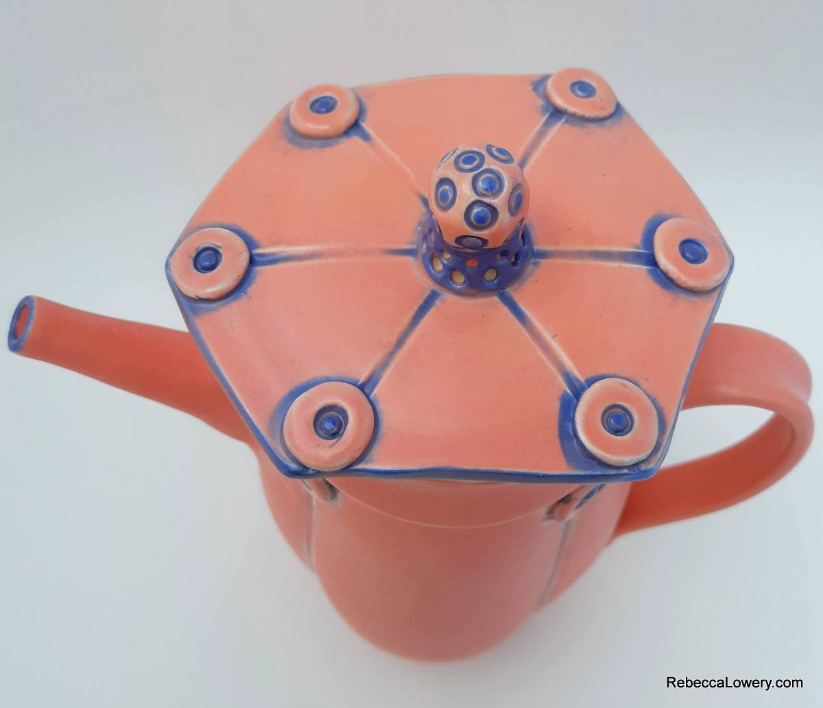 Flamingo/Coral Teapot picture