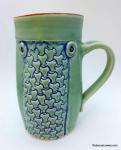 Green Textured Mug