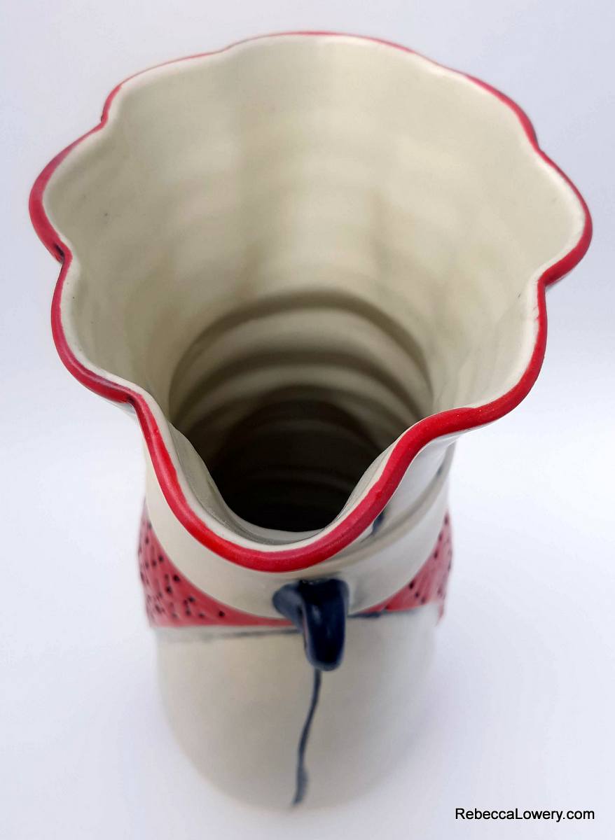 Vanilla Clam Shell Vase picture