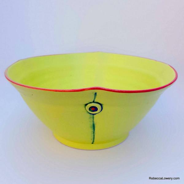 Large Yellow Serving Bowl picture