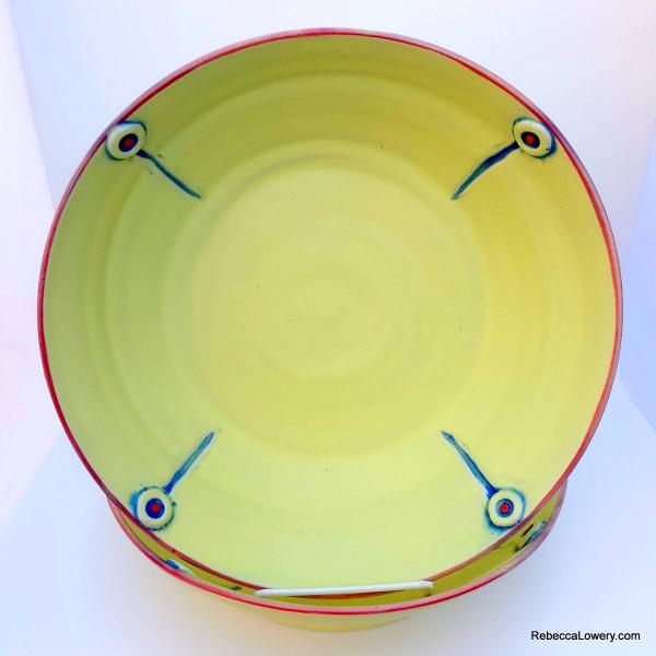 Large Yellow Serving Bowl picture