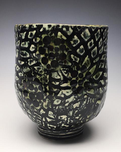 Vase Black Yellow 1 picture