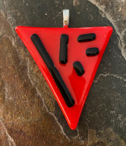 Red and black triangle