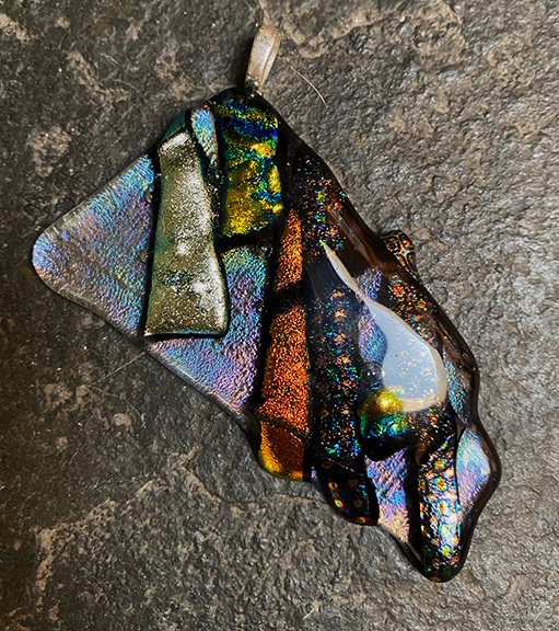 Multi-colored Dichroic Pendant picture