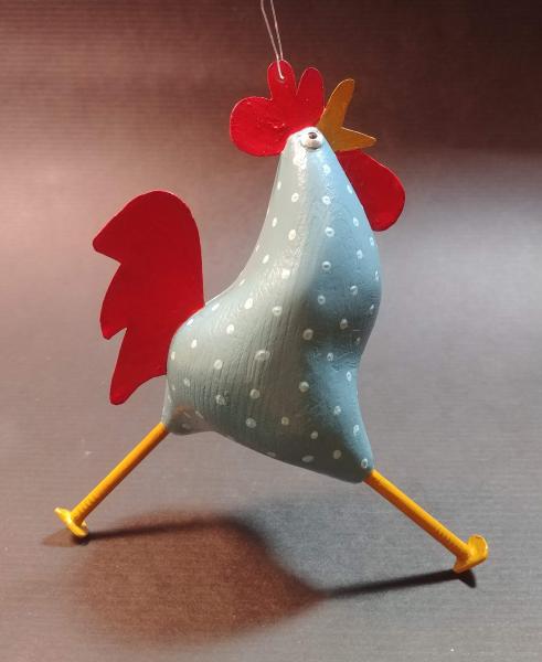 Running Rooster Ornament picture