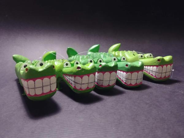 Grinning Gator Ornament picture