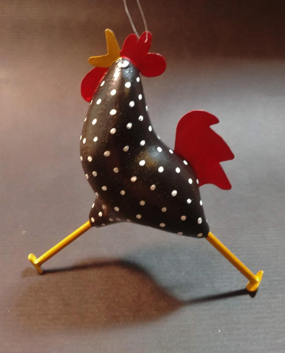 Running Rooster Ornament picture