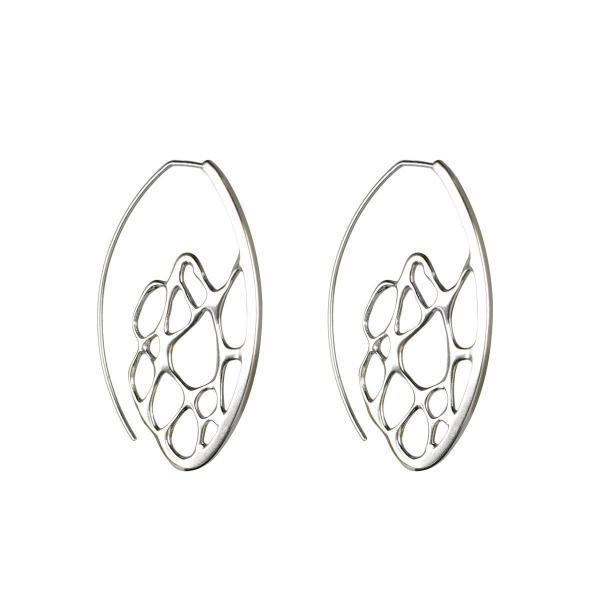 Opuntia Small Sunrise Hoop Cactus Earrings picture