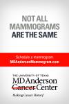 Mammograms at MD Anderson