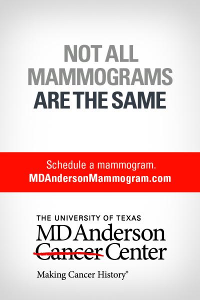 Mammograms at MD Anderson