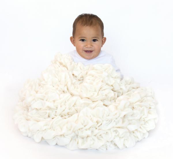 The "Albrea Nurture" Luxury Handmade Crib Throw picture