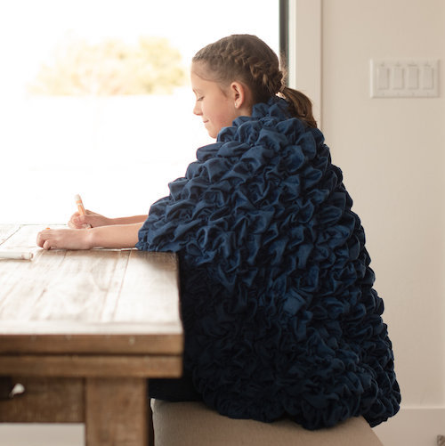 The "Albrea Comfort" Handmade Luxury Lap, Computer or Travel Throw picture