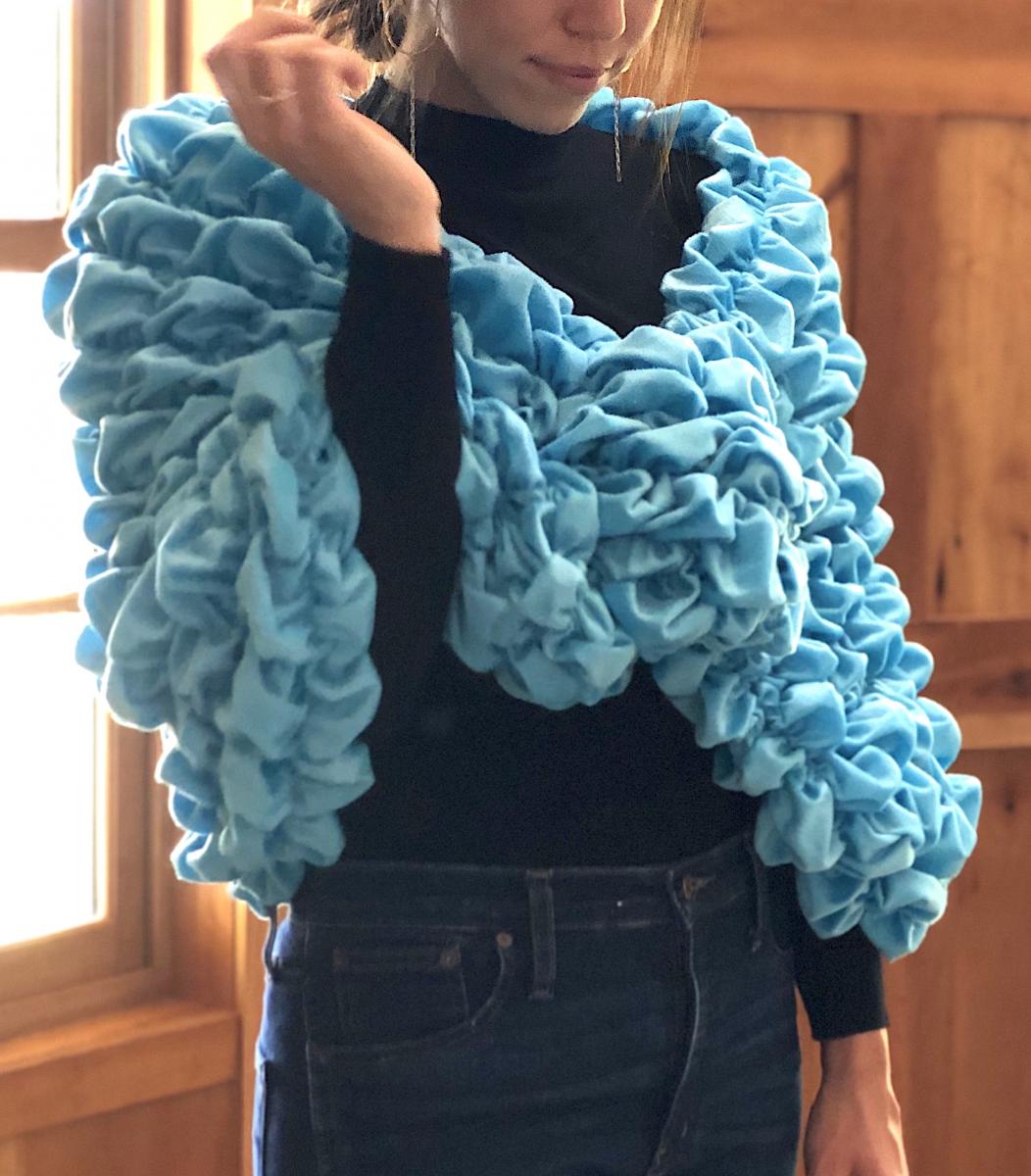 The "Albrea Short Wrap" Luxury Handmade Shawl picture