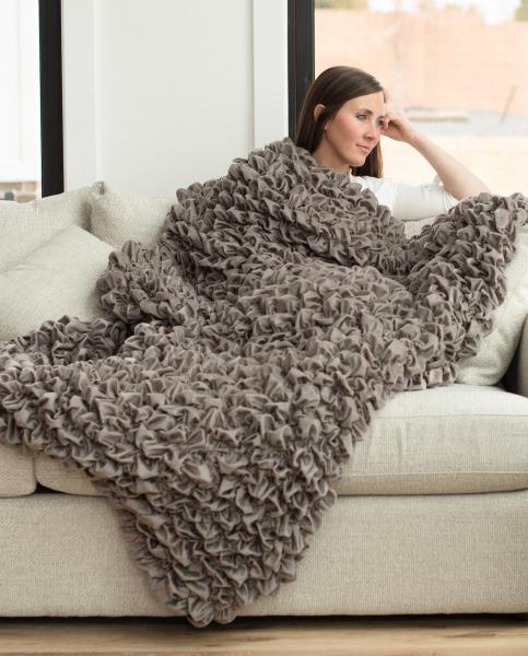 The "Albrea Embrace" Handmade Luxury Throw picture