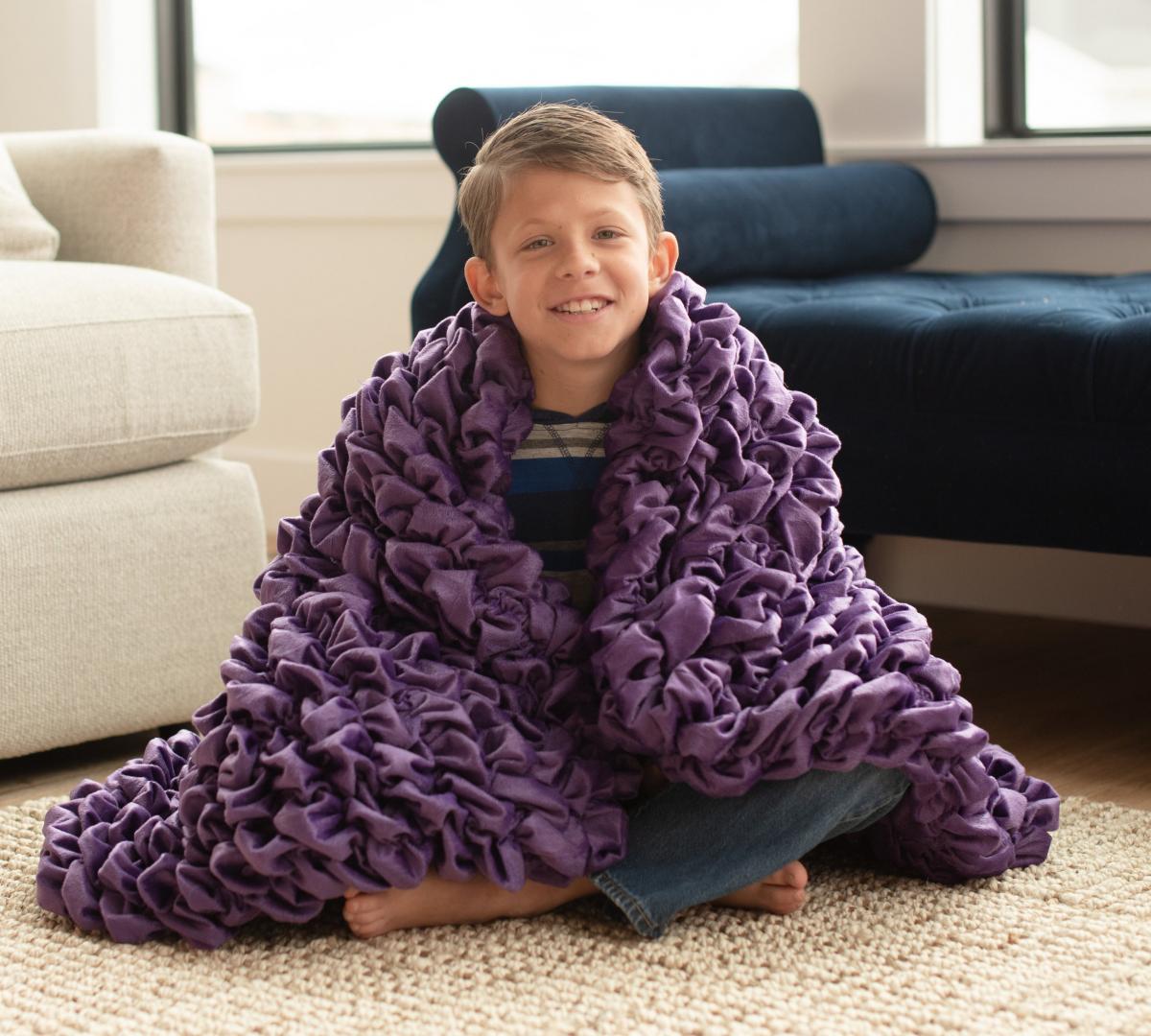 The "Albrea Comfort" Handmade Luxury Lap, Computer or Travel Throw picture