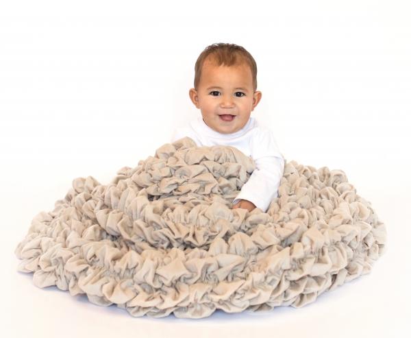 The "Albrea Nurture" Luxury Handmade Crib Throw picture