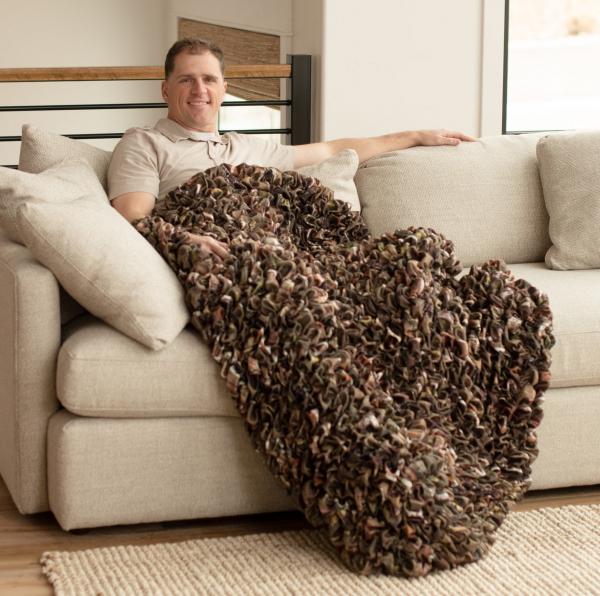 The "Albrea Embrace" Handmade Luxury Throw picture