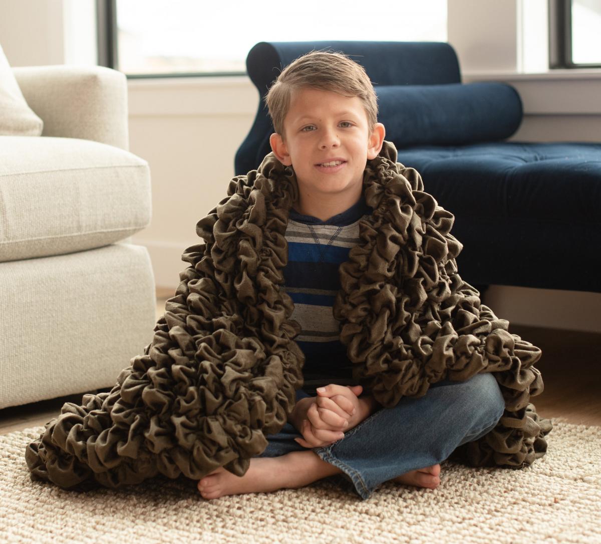 The "Albrea Comfort" Handmade Luxury Lap, Computer or Travel Throw picture