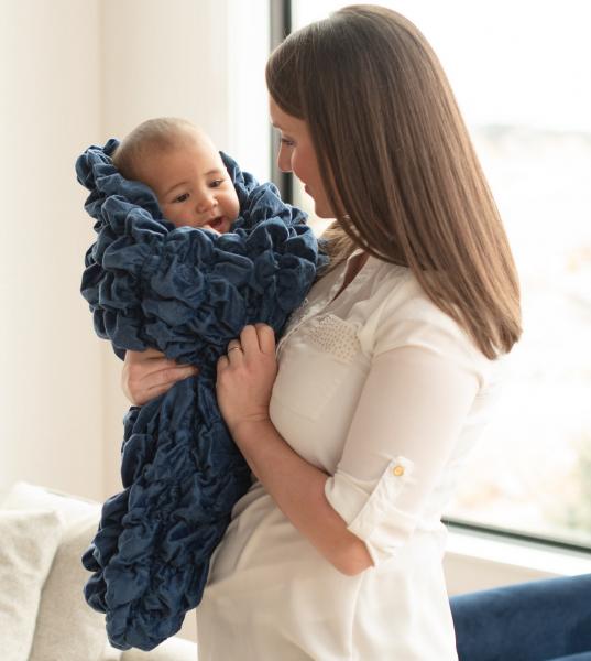 The "Albrea Baby Cocoon" Luxury Handmade Swaddle Sack picture