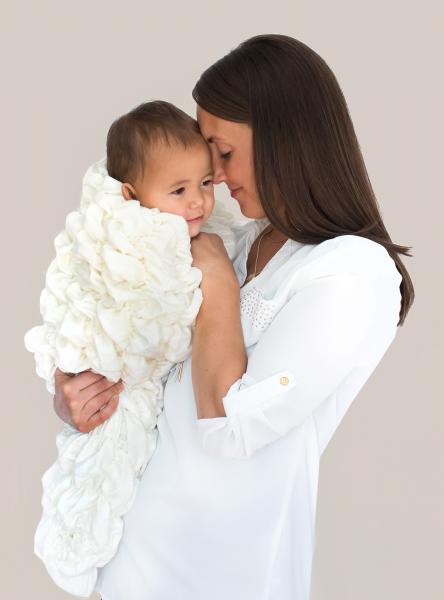 The "Albrea Baby Cocoon" Luxury Handmade Swaddle Sack picture