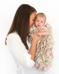 The "Albrea Baby Cocoon" Luxury Handmade Swaddle Sack