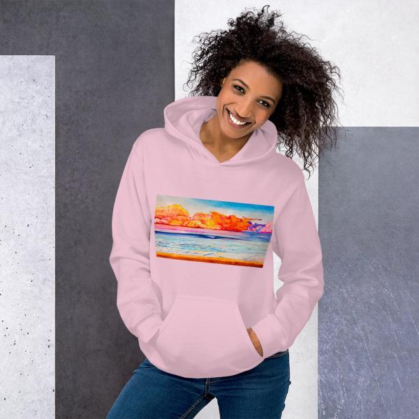 Womens Hoodies- Psychedelic Wave picture