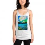 Womens Racerback Tank Tops-Ocean + Sky