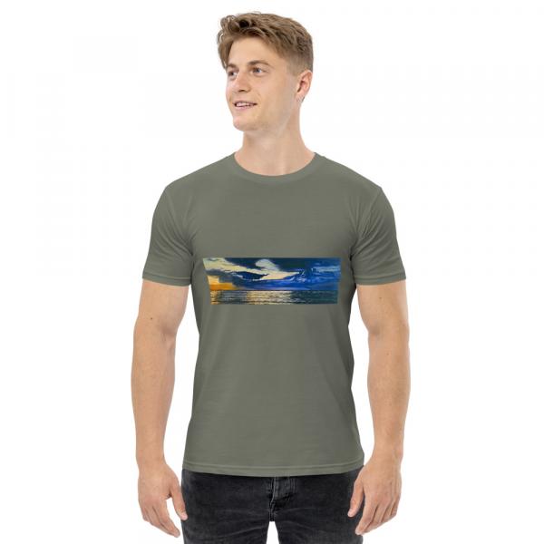 Men's T-shirts-Sunset Wave picture