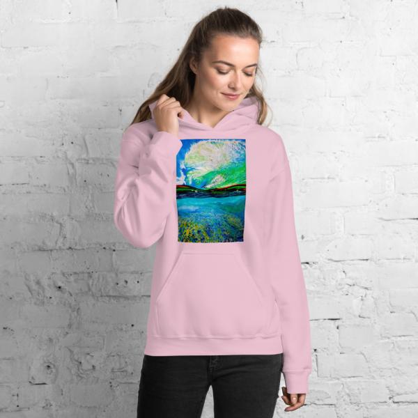 Womens Hoodies-Ocean + Sky picture