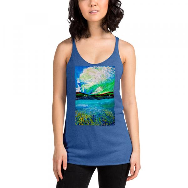 Womens Racerback Tank Tops-Ocean + Sky picture