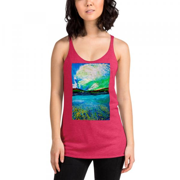 Womens Racerback Tank Tops-Ocean + Sky picture