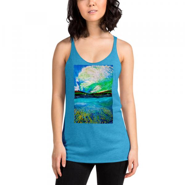 Womens Racerback Tank Tops-Ocean + Sky picture