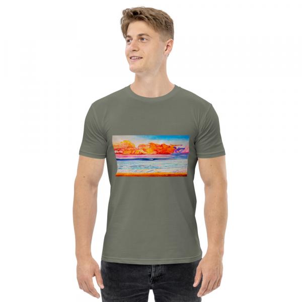 Men's T-shirts-Psychedellic Wave picture