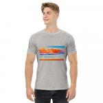 Men's T-shirts-Psychedellic Wave