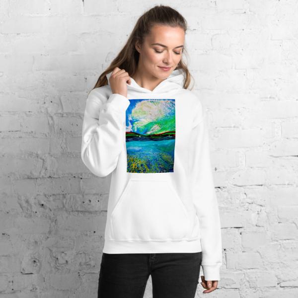 Womens Hoodies-Ocean + Sky picture