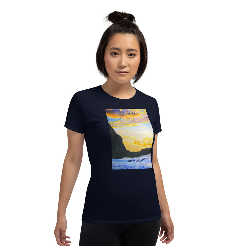 Womens short sleeve t-shirt-Late Afternoon picture