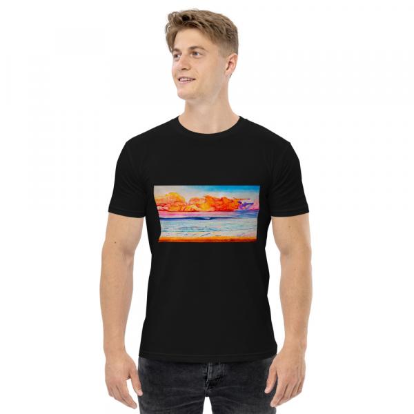 Men's T-shirts-Psychedellic Wave picture