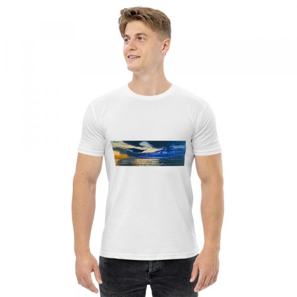 Men's T-shirts-Sunset Wave picture