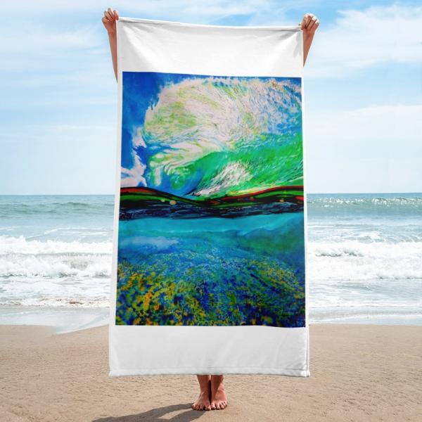 Beach Towel- Ocean + Sky picture