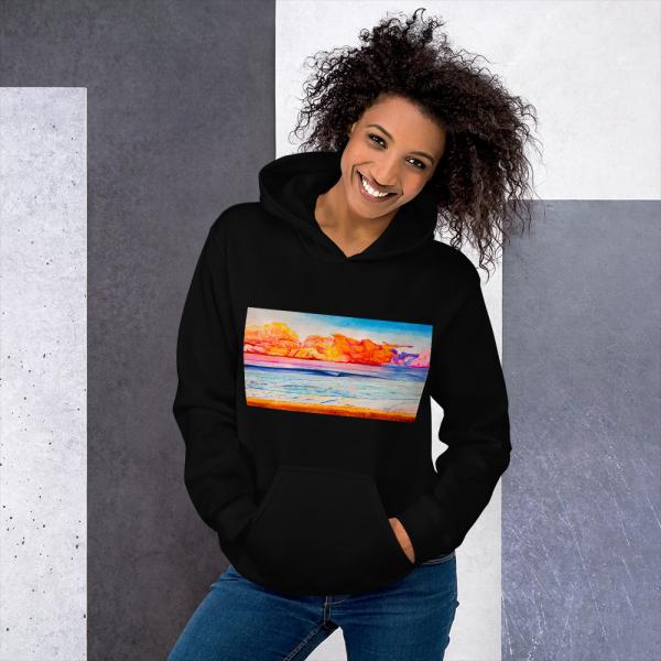 Womens Hoodies- Psychedelic Wave picture