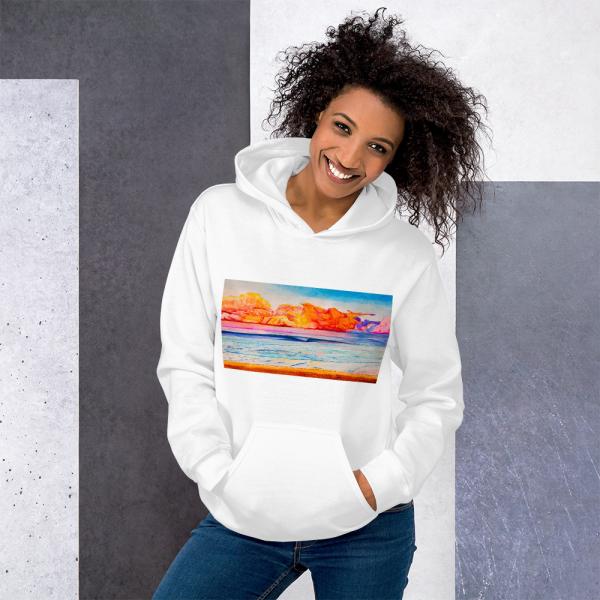 Womens Hoodies- Psychedelic Wave picture