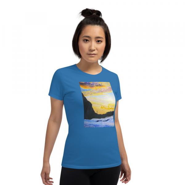 Womens short sleeve t-shirt-Late Afternoon picture