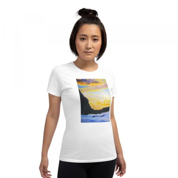 Womens short sleeve t-shirt-Late Afternoon picture