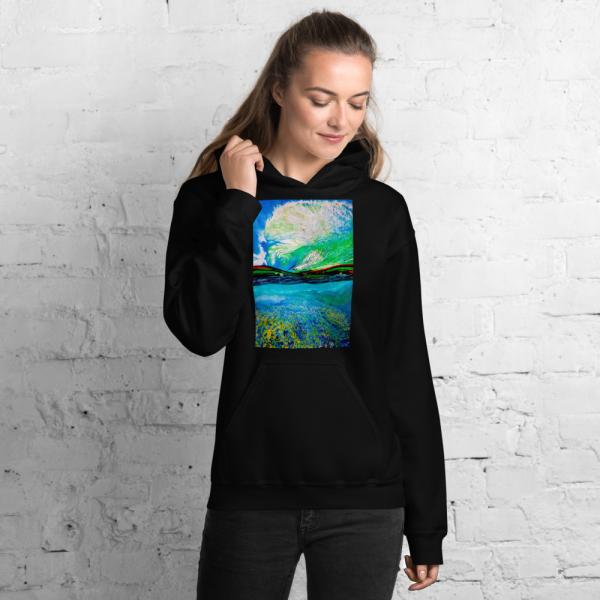 Womens Hoodies-Ocean + Sky picture