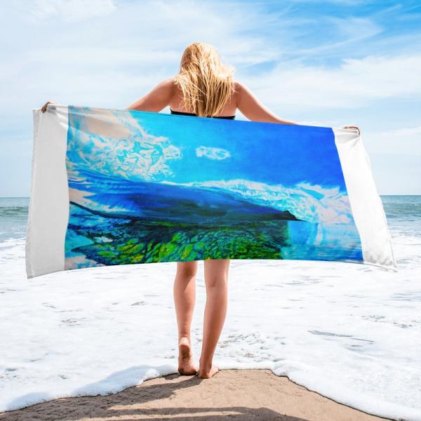 Beach Towel-Reef Break