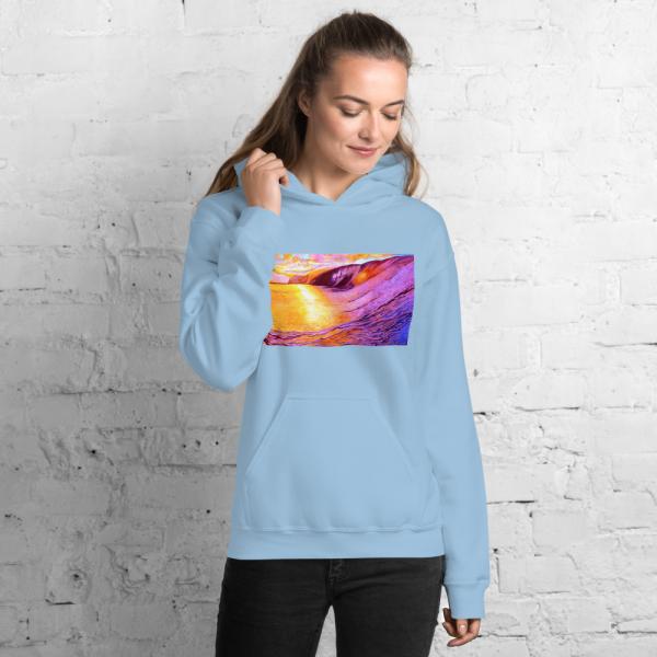 Womens Hoodies-Down the Line picture